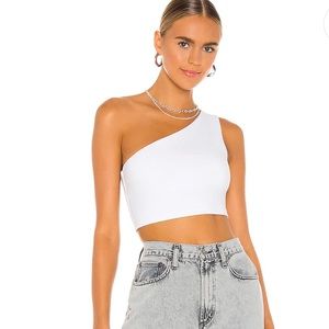 One Shoulder Crop Top
